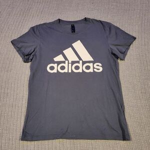 Adidas Teal Tee with White Logo